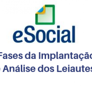 eSocial – Fases da Implantação e Análise dos Leiautes (Versão 2.5 do Manual de Orientação do eSocial e 2.5 dos Leiautes e Tabelas)