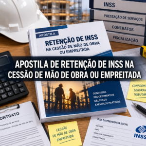 Apostila de Retenção de INSS na Cessão de Mão de Obra ou Empreitada - EAD