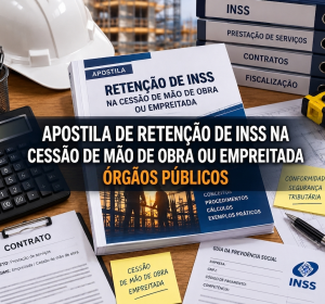 Capa Retenção de INSS na Cessão de Mão de Obra - Orgãos Públicos